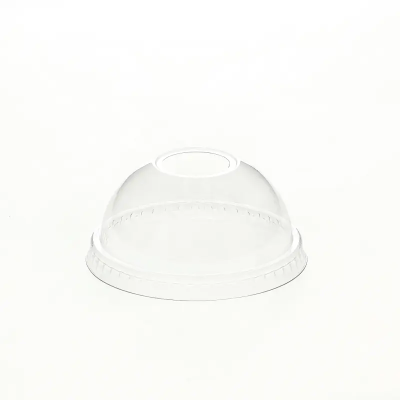 Skaidrus gaubtas dangtelis su skylute, 78mm, 1000 vnt/dėž